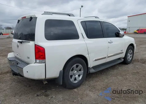 2007 Nissan Armada Le z USA, uszkodzony, nr VIN 5N1AA08A47N700806